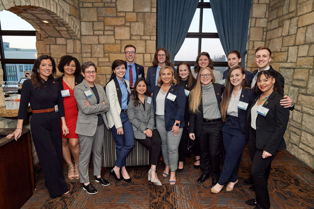 Members of OUTLaws & Allies gather at the annual Diversity in Law Banquet
