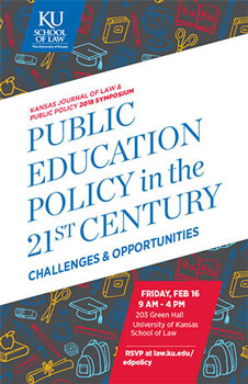 2018 Kansas Journal of Law & Public Policy Symposium poster