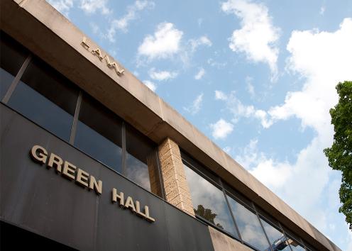 Green Hall in spring